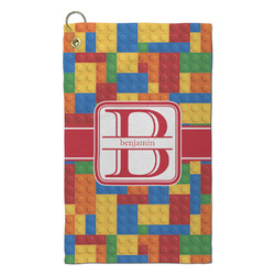 Building Blocks Microfiber Golf Towel - Small (Personalized)