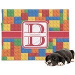 Building Blocks Dog Blanket (Personalized)