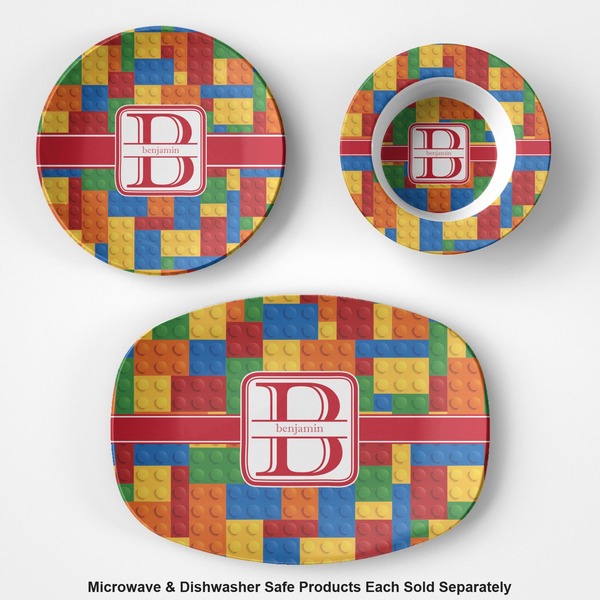 Building Blocks Microwave & Dishwasher Safe CP Plastic Dishware - Group