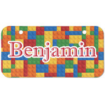 Building Blocks Mini/Bicycle License Plate (2 Holes) (Personalized)