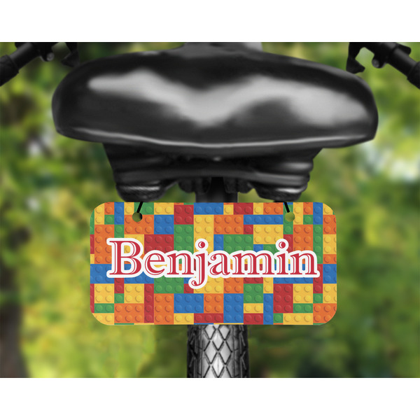 Building Blocks Mini License Plate on Bicycle - LIFESTYLE Two holes