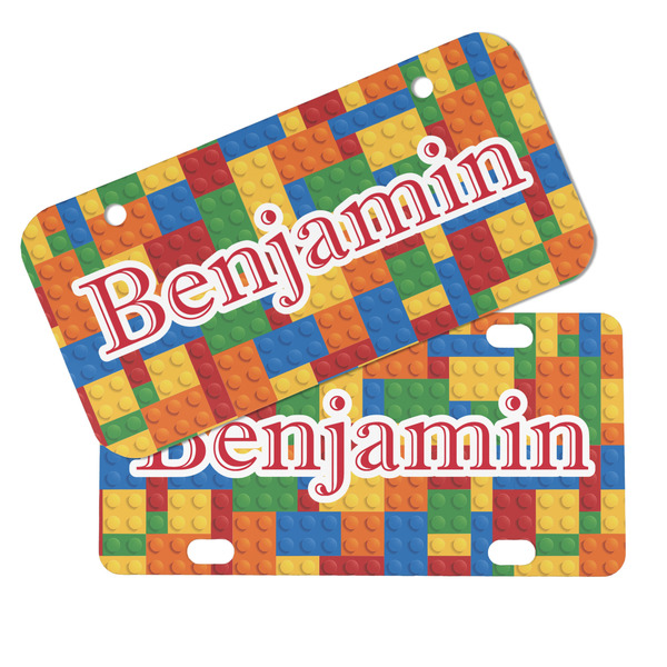 Building Blocks Mini License Plates - MAIN (4 and 2 Holes)