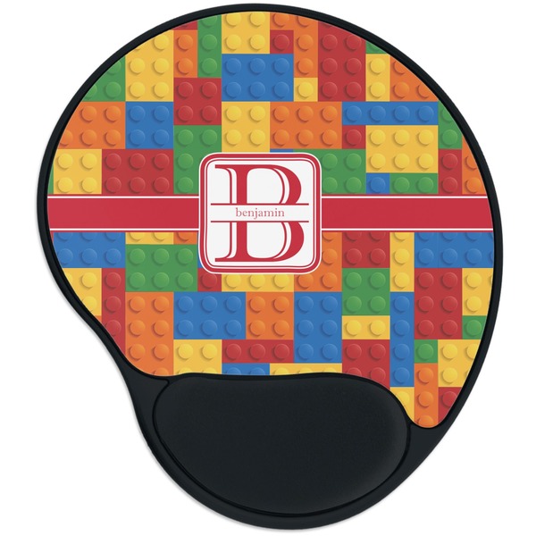 Custom Building Blocks Mouse Pad with Wrist Support