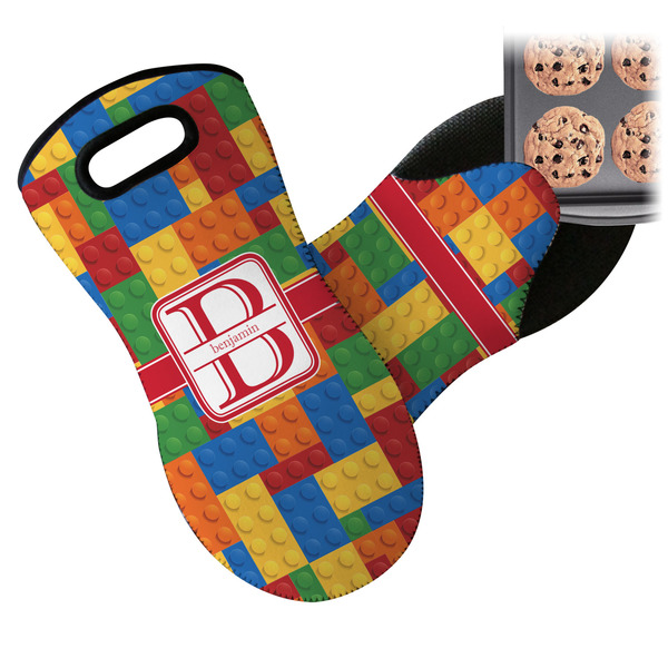 Building Blocks Neoprene Oven Mitt