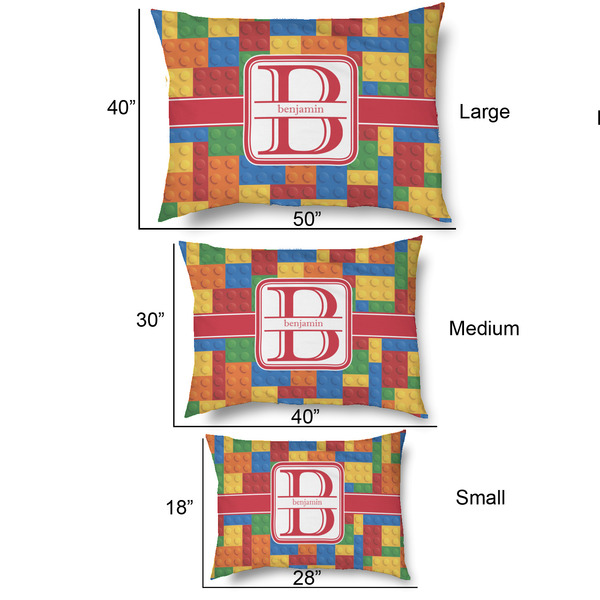 Building Blocks Outdoor Dog Beds - SIZE CHART