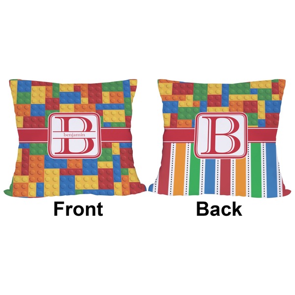 Building Blocks Outdoor Pillow - 20x20