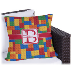 Building Blocks Outdoor Pillow - 18" (Personalized)
