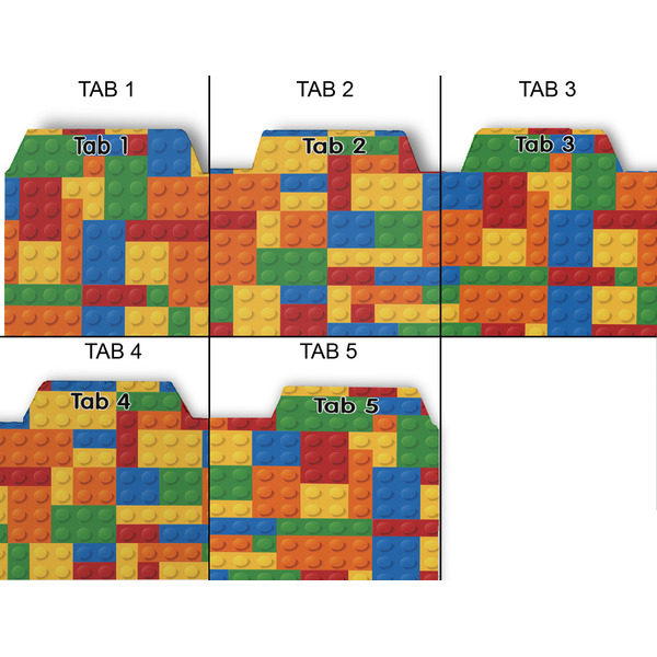Building Blocks Page Dividers - Set of 5 - Approval