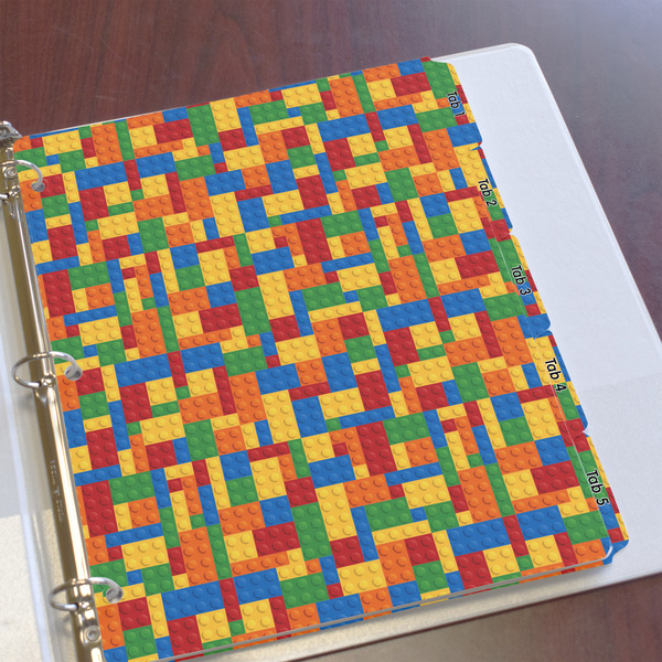 Building Blocks Page Dividers - Set of 5 - In Context