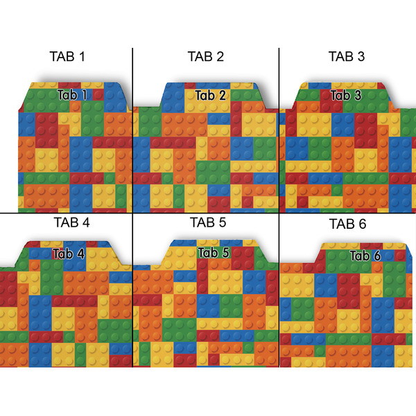 Building Blocks Page Dividers - Set of 6 - Approval