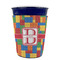 Building Blocks Party Cup Sleeves - without bottom - FRONT (on cup)
