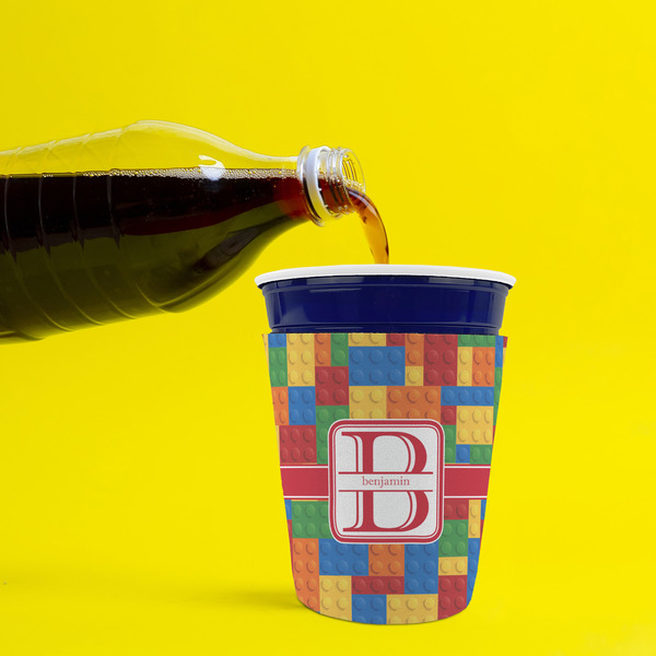 Building Blocks Party Cup Sleeves - without bottom - Lifestyle