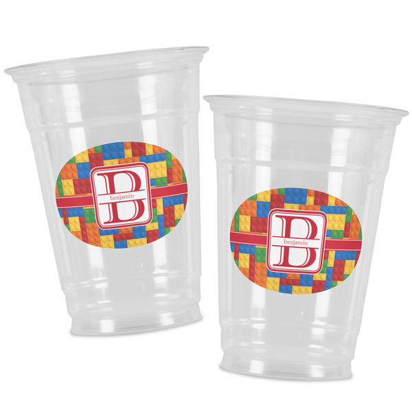 Building Blocks Party Cups - 16oz - Alt View