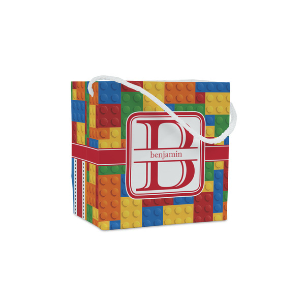 Custom Building Blocks Party Favor Gift Bags - Gloss (Personalized)