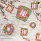 Building Blocks Party Supplies Combination Image - All items - Plates, Coasters, Fans