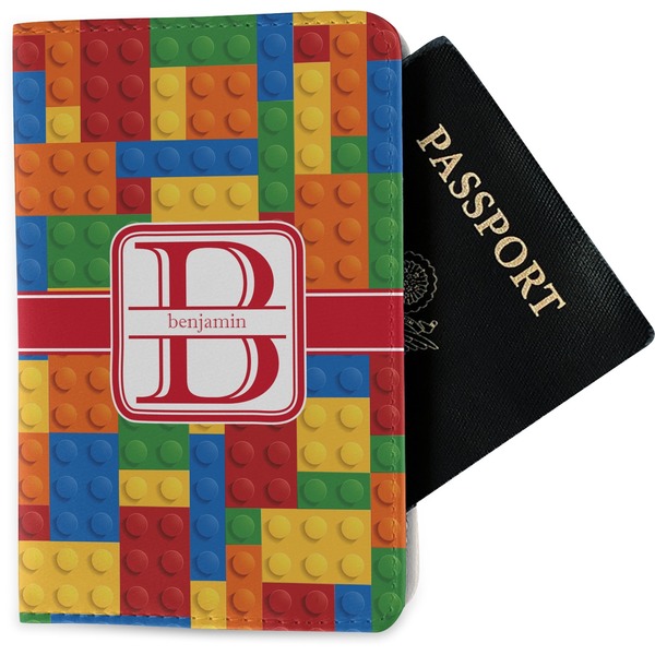 Custom Building Blocks Passport Holder - Fabric (Personalized)