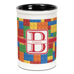 Building Blocks Ceramic Pencil Holders - Black