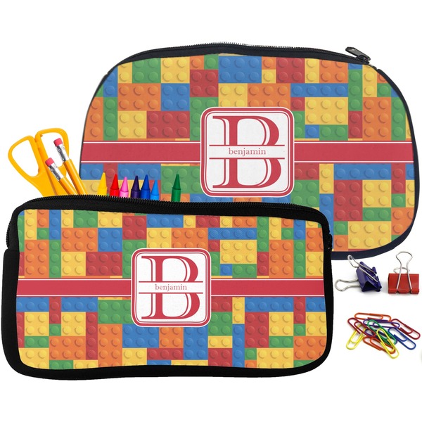 Building Blocks Pencil / School Supplies Bags Small and Medium