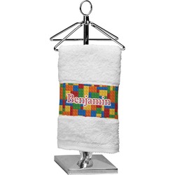 Building Blocks Cotton Finger Tip Towel (Personalized)