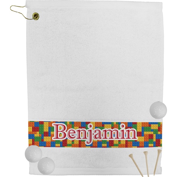 Custom Building Blocks Golf Bag Towel (Personalized)