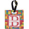 Building Blocks Personalized Square Luggage Tag