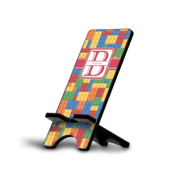Custom Building Blocks Cell Phone Stand (Large) (Personalized)