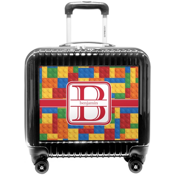 Custom Building Blocks Pilot / Flight Suitcase (Personalized)