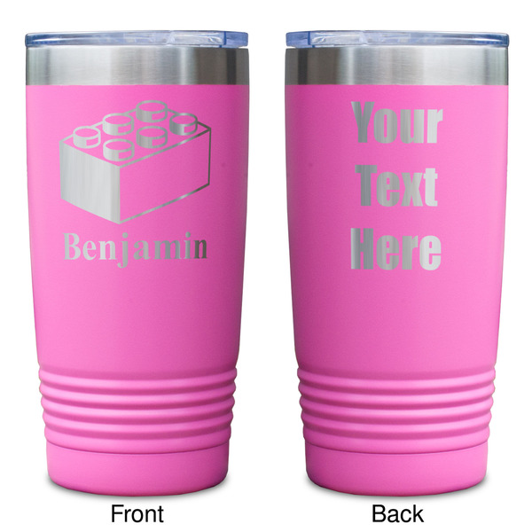 Building Blocks Pink Polar Camel Tumbler - 20oz - Double Sided - Approval