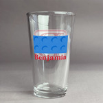 Building Blocks Pint Glass - Full Color Logo (Personalized)