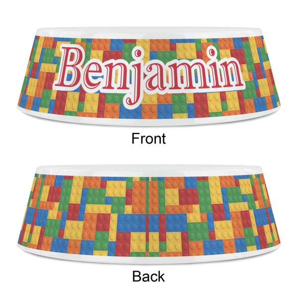 Building Blocks Plastic Pet Bowls - Small - APPROVAL