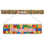 Building Blocks Plastic Ruler - 12" (Personalized)