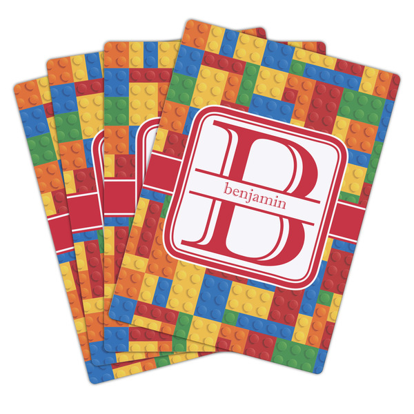 Building Blocks Playing Cards - Hand Back View
