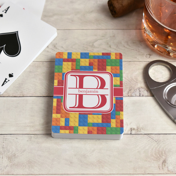 Building Blocks Playing Cards - In Context