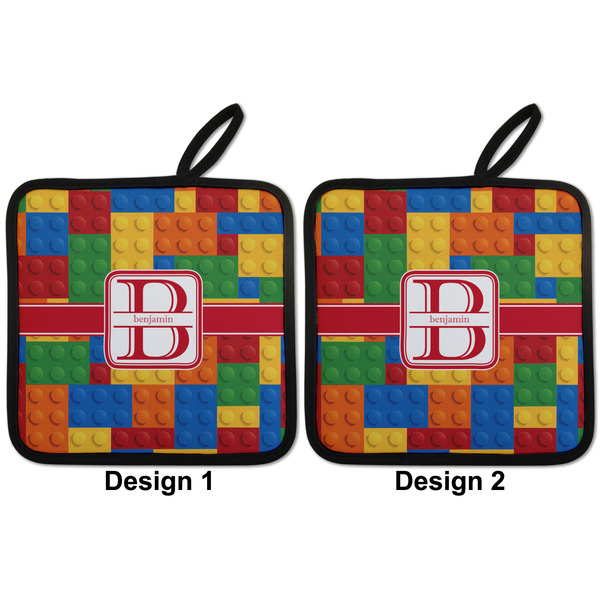 Building Blocks Pot Holders - Set of 2 APPROVAL