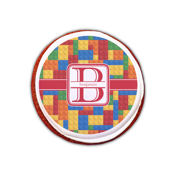 Building Blocks Printed Icing Circle - XSmall - On Cookie