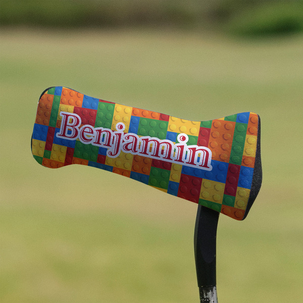 Building Blocks Putter Cover - On Putter