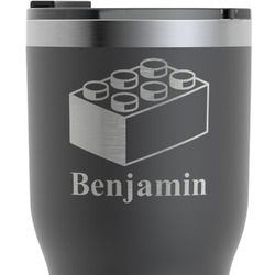 Building Blocks RTIC Tumbler - Black - Engraved Front (Personalized)