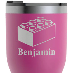 Building Blocks RTIC Tumbler - Magenta - Laser Engraved - Double-Sided (Personalized)