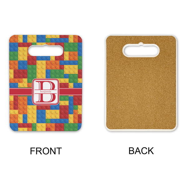 Building Blocks Rectangle Trivet with Handle - APPROVAL