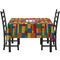 Building Blocks Rectangular Tablecloths - Side View