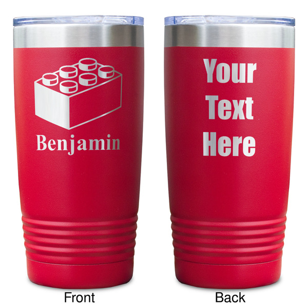 Building Blocks Red Polar Camel Tumbler - 20oz - Double Sided - Approval