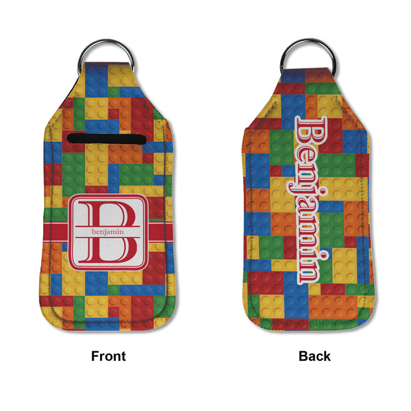 Building Blocks Sanitizer Holder Keychain - Large APPROVAL (Flat)