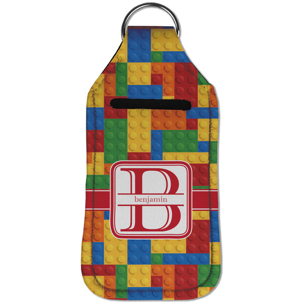 Building Blocks Sanitizer Holder Keychain - Large (Front)