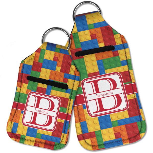 Building Blocks Sanitizer Holder Keychain - Parent Main