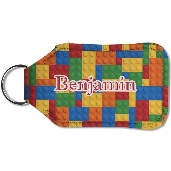 Building Blocks Sanitizer Holder Keychain - Small (Back)