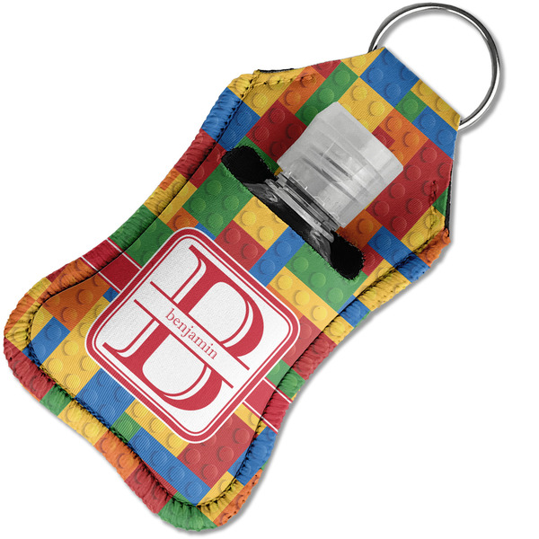 Building Blocks Sanitizer Holder Keychain - Small in Case