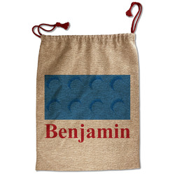 Building Blocks Santa Sack - Front (Personalized)