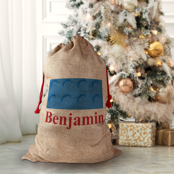 Building Blocks Santa Bag - Lifestyle