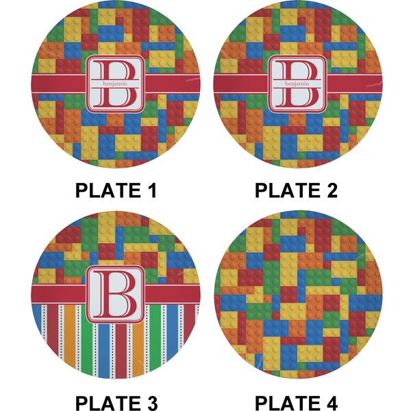 Building Blocks Set of Appetizer / Dessert Plates (Approval)