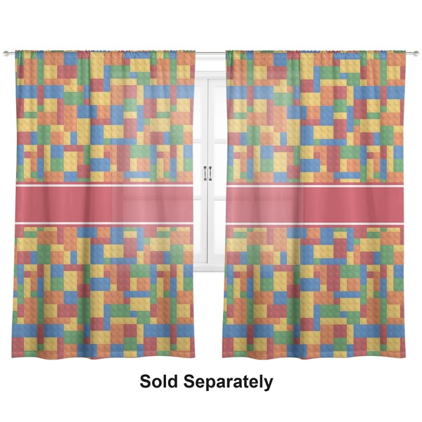 Building Blocks Sheer Curtains